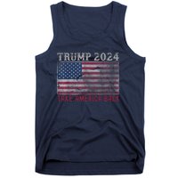 Take America Back Vintage Faded Trump 2024 Tank Top