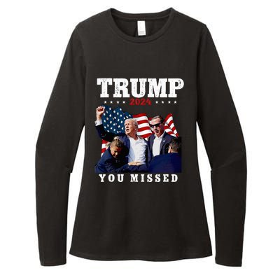 Trump Assasination Bloody Ear Bleeding Butler Pa Trump Womens CVC Long Sleeve Shirt