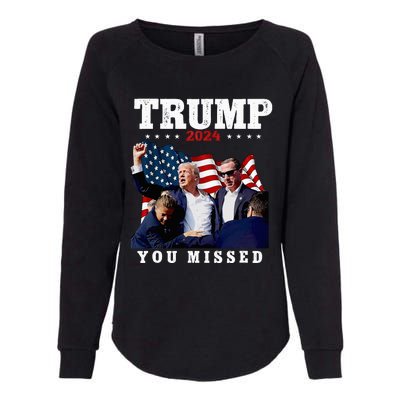 Trump Assasination Bloody Ear Bleeding Butler Pa Trump Womens California Wash Sweatshirt