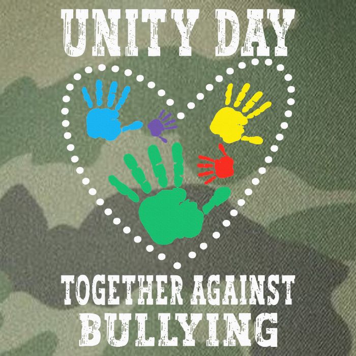 Together Against Bullying Orange Anti Bully Unity Day Legacy Tie Dye Trucker Hat