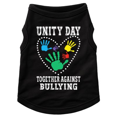 Together Against Bullying Orange Anti Bully Unity Day Doggie Tank
