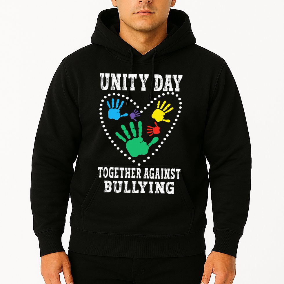 Together Against Bullying Orange Anti Bully Unity Day Hoodie