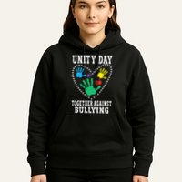 Together Against Bullying Orange Anti Bully Unity Day Hoodie