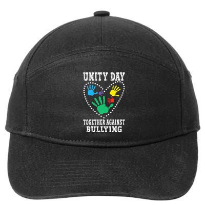 Together Against Bullying Orange Anti Bully Unity Day 7-Panel Snapback Hat