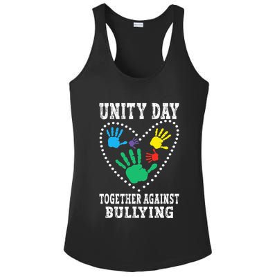 Together Against Bullying Orange Anti Bully Unity Day Ladies PosiCharge Competitor Racerback Tank