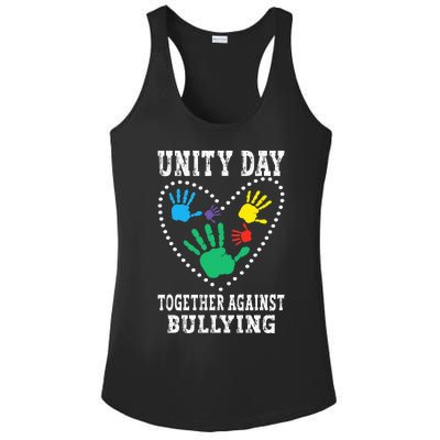 Together Against Bullying Orange Anti Bully Unity Day Ladies PosiCharge Competitor Racerback Tank