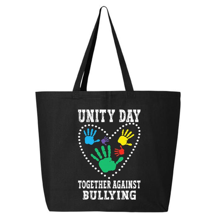 Together Against Bullying Orange Anti Bully Unity Day 25L Jumbo Tote