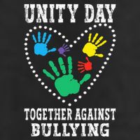 Together Against Bullying Orange Anti Bully Unity Day 25L Jumbo Tote