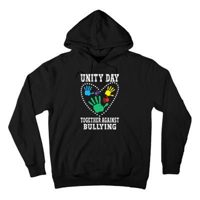 Together Against Bullying Orange Anti Bully Unity Day Tall Hoodie