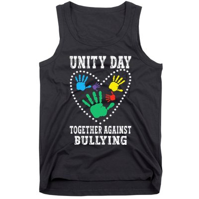 Together Against Bullying Orange Anti Bully Unity Day Tank Top
