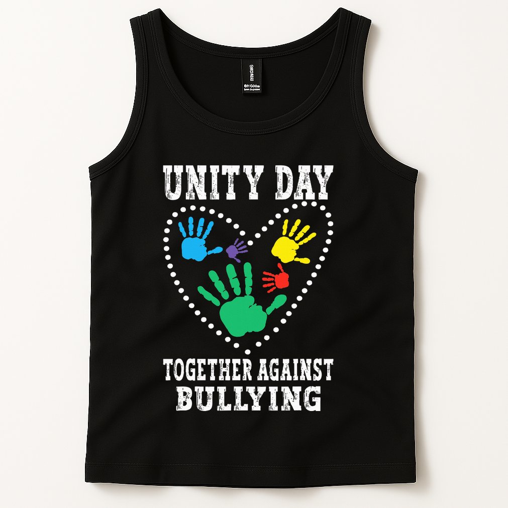 Together Against Bullying Orange Anti Bully Unity Day Tank Top
