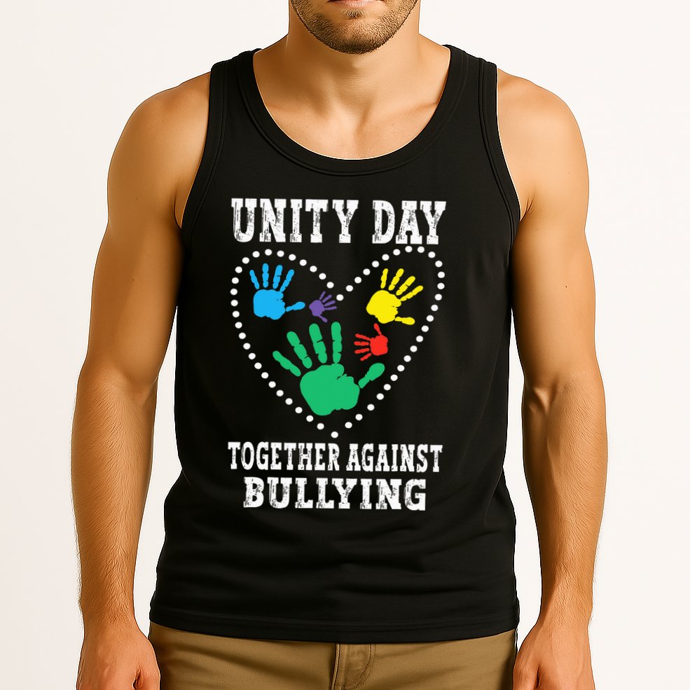 Together Against Bullying Orange Anti Bully Unity Day Tank Top