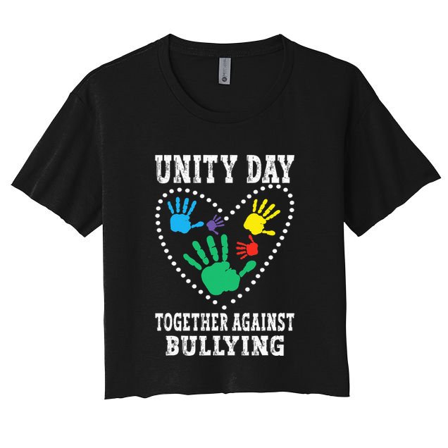 Together Against Bullying Orange Anti Bully Unity Day Crop Top