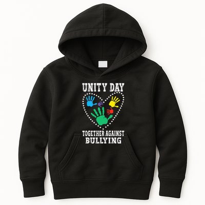 Together Against Bullying Orange Anti Bully Unity Day Kids Hoodie