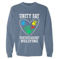 Together Against Bullying Orange Anti Bully Unity Day Garment-Dyed Sweatshirt