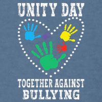 Together Against Bullying Orange Anti Bully Unity Day Garment-Dyed Sweatshirt