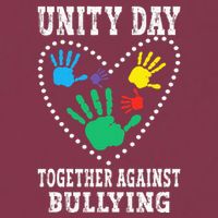 Together Against Bullying Orange Anti Bully Unity Day 16oz Travel Tumbler