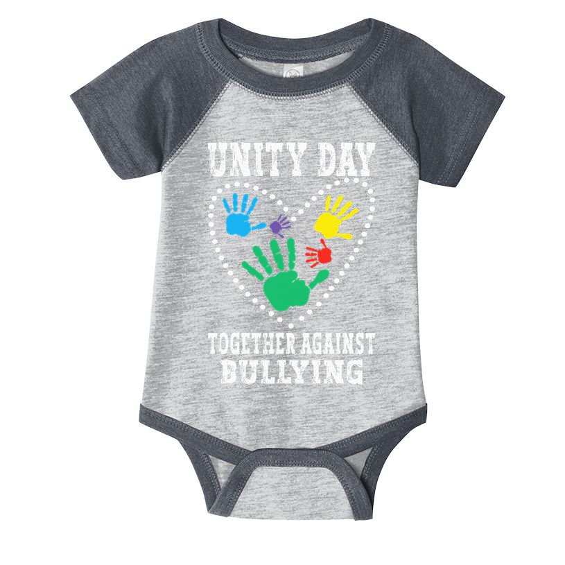 Together Against Bullying Orange Anti Bully Unity Day Infant Baby Jersey Bodysuit