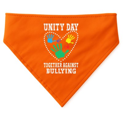 Together Against Bullying Orange Anti Bully Unity Day USA-Made Doggie Bandana