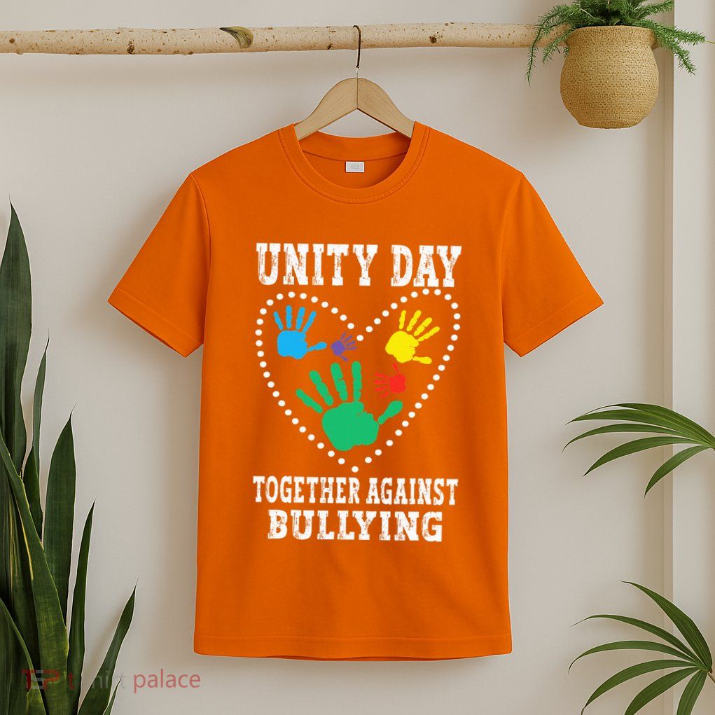 Together Against Bullying Orange Anti Bully Unity Day T-Shirt