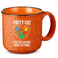 Together Against Bullying Orange Anti Bully Unity Day 15oz Campfire Ceramic Mug