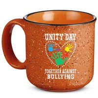 Together Against Bullying Orange Anti Bully Unity Day 15oz Campfire Ceramic Mug