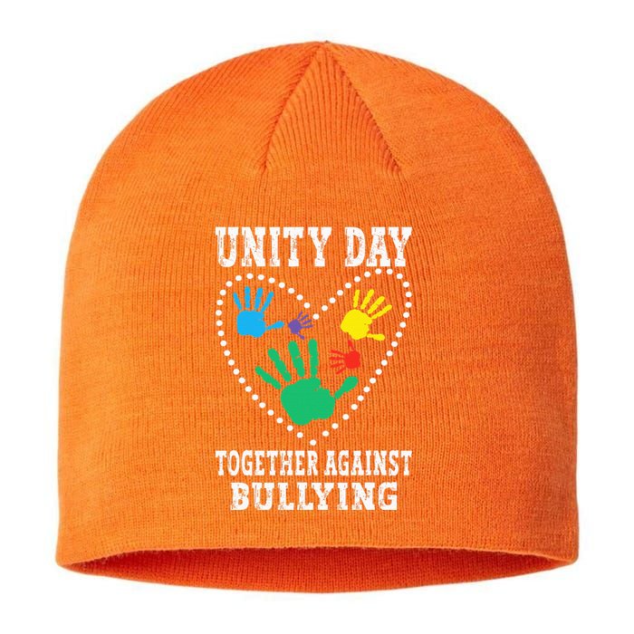 Together Against Bullying Orange Anti Bully Unity Day Sustainable Beanie