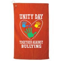 Together Against Bullying Orange Anti Bully Unity Day Golf Towel