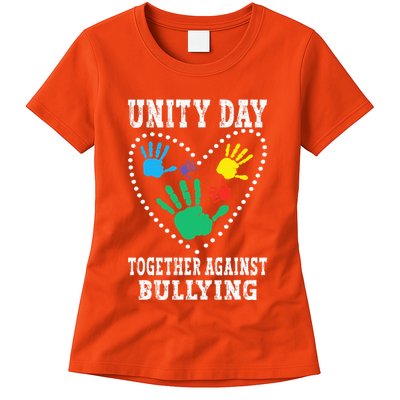 Together Against Bullying Orange Anti Bully Unity Day Womens T-Shirt
