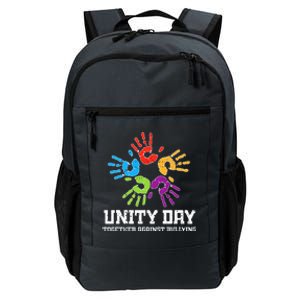 Together Against Bullying Anti Bullying Orange Unity Day Daily Commute Backpack