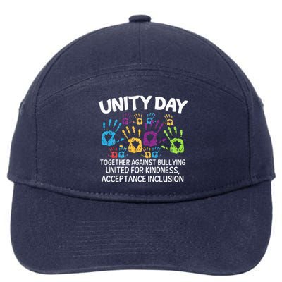 Together Against Bullying Orange Anti Bullying Unity Day 7-Panel Snapback Hat