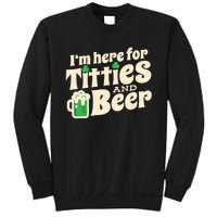 Titties And Beer Funny St Patricks Day Sweatshirt