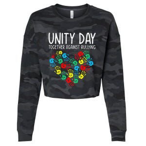 Together Against Bullying Unity Day Kindness Day Orange Cropped Pullover Crew