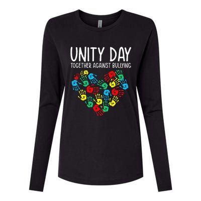 Together Against Bullying Unity Day Kindness Day Orange Womens Cotton Relaxed Long Sleeve T-Shirt