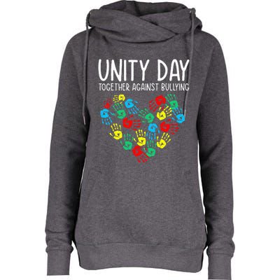 Together Against Bullying Unity Day Kindness Day Orange Womens Funnel Neck Pullover Hood