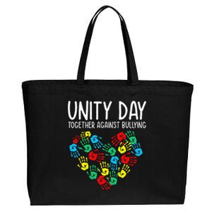 Together Against Bullying Unity Day Kindness Day Orange Cotton Canvas Jumbo Tote