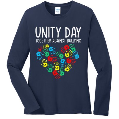 Together Against Bullying Unity Day Kindness Day Orange Ladies Long Sleeve Shirt