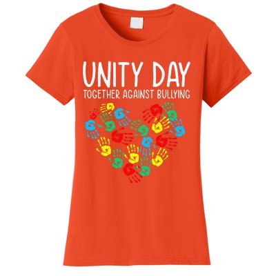 Together Against Bullying Unity Day Kindness Day Orange Women's T-Shirt