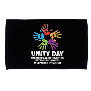 Together Against Bullying Orange Anti Bullying Unity Day Microfiber Hand Towel