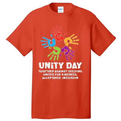 Together Against Bullying Orange Anti Bullying Unity Day Tall T-Shirt