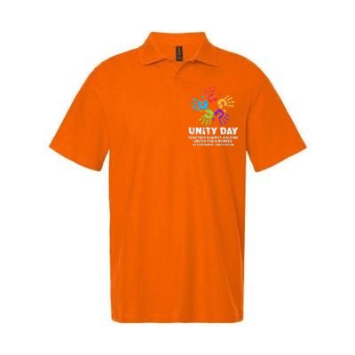 Together Against Bullying Orange Anti Bullying Unity Day Softstyle Adult Sport Polo