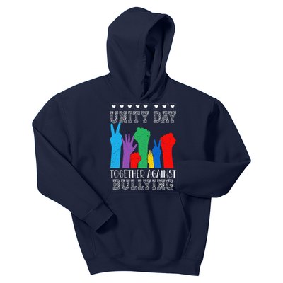 Together Against Bullying Orange Anti Bully Unity Day Kids Hoodie