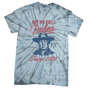 Take America Back Trump Cowboy Rodeo Election 2024 Tie-Dye T-Shirt