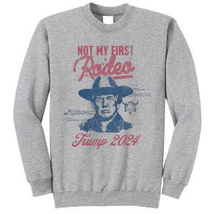 Take America Back Trump Cowboy Rodeo Election 2024 Tall Sweatshirt