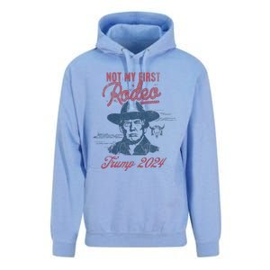 Take America Back Trump Cowboy Rodeo Election 2024 Unisex Surf Hoodie