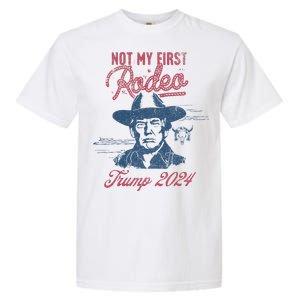 Take America Back Trump Cowboy Rodeo Election 2024 Garment-Dyed Heavyweight T-Shirt