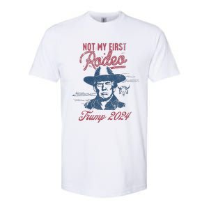 Take America Back Trump Cowboy Rodeo Election 2024 Softstyle CVC T-Shirt