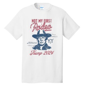 Take America Back Trump Cowboy Rodeo Election 2024 Tall T-Shirt