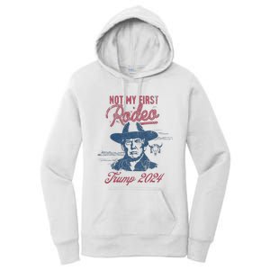 Take America Back Trump Cowboy Rodeo Election 2024 Women's Pullover Hoodie