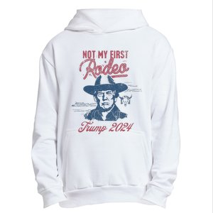 Take America Back Trump Cowboy Rodeo Election 2024 Urban Pullover Hoodie